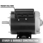 1hp Air Compressor Electric Motor 3450rpm 115/230v 5/8''keyed Shaft Single Phase