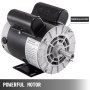 VEVOR Air Compressor Motor, 2 HP, Electric Motor, 3450 RPM, 56 Frame Electric Motor for Air Compressor, 115V/230V Voltage, 1 Phase Table Saw Motor Replacement, Heavy Duty Electric Compressor Motor