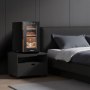 VEVOR Electric Humidor, 23L, 150 Counts Electric Cigar Humidor Cabinet with Cooling Temperature Control, Spanish Cedar Wood Shelves & Drawers, Mechanical Hygrometer, 3 Layers, Cooler for Household