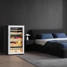 75L Electric Cigar Humidor Cooler Cabinet 450 Counts with Compressor Cooling