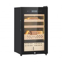 70L Electric Cigar Humidor Cooler Cabinet 400 Counts with Compressor Cooling