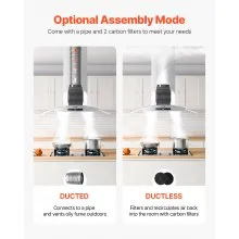 VEVOR 30" Range Hood Ceiling Mount Vent 800CFM Gesture & Touch Control