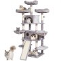 VEVOR Cat Tree 68.5" Cat Tower for Indoor Cats with Cat Condos Scratching Post