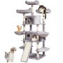 VEVOR Cat Tree 68.5" Cat Tower for Indoor Cats with Cat Condos Scratching Post