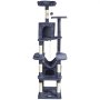 VEVOR Cat Tree for Indoor Cats, 72" Cat Tower with 2 Cat Condos, Sisal Scratching Post, Hammock, Top Perch, Jumping Platforms, Large Cat Furniture Activity Center with Hang Ball, Dark Grey