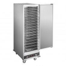 VEVOR Hot Box Food Warmer 16-Tier Concession Warming Cabinet with Water Tray