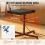 VEVOR Flash Dryer, 18 x 18 inch Flash Dryer for Screen Printing, High Power Silk Screen Printing Dryer with Height Adjustable Stand, 360° Rotation, X-Shaped Base, Steel T-Shirt Curing Machine