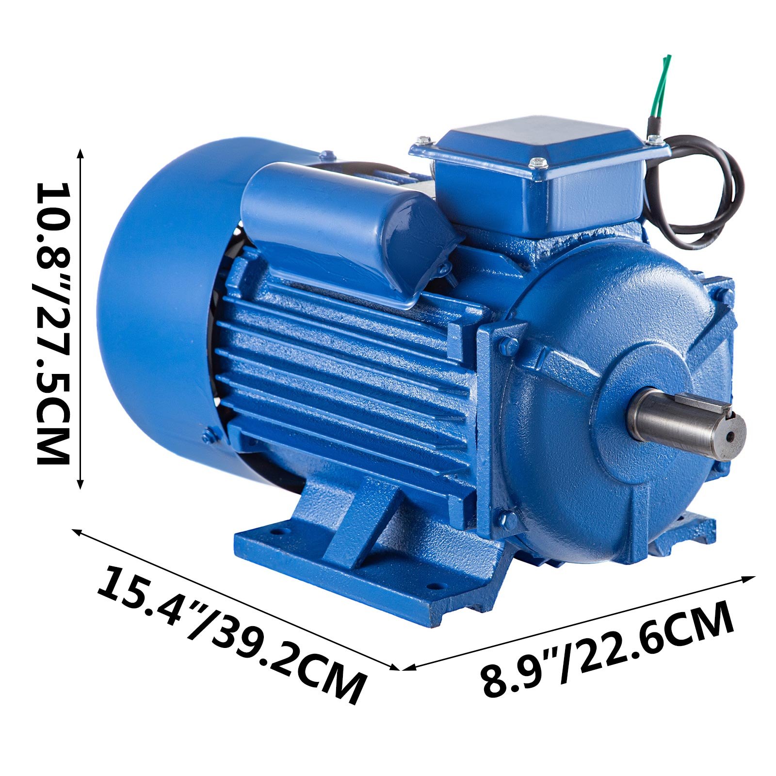 VEVOR 3.7kW 5HP 1440RPM Single Phase Electric Motor 220V Asynchronous Motor