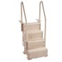 VEVOR Swimming Pool Ladder, 4-Step Double Handrails Stairs with Non-slip Heavy Duty Steps, Max Load Capacity 400 lbs, for 48-54 In Inground & Above-ground Pools of Any Decking Surface, Taupe