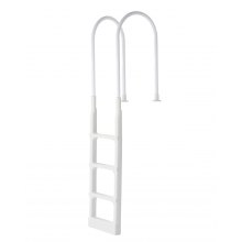 VEVOR Thickened 4-Step Pool Ladder 2 Handrails Loads 300 lb for 48-54 In Pool