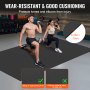VEVOR Exercise Mat Non Slip Yoga Mat Gym Fitness Pilate Workout Mat (3x1.8 m)