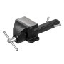 VEVOR Truck Hitch Vise, 150 mm Jaw Width, Heavy Duty Ductile Iron Bench Vise with Anvil, 1 Pair Magnetic Jaw Pads, 90 mm Throat Depth, 150 mm Max Jaw Opening, Multi-Purpose, for Truck Trailer Receiver