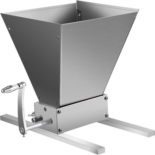 Grain Mill Home Brew Mill Barley Grinder Crushing 2 Rollers Home Brew Mill