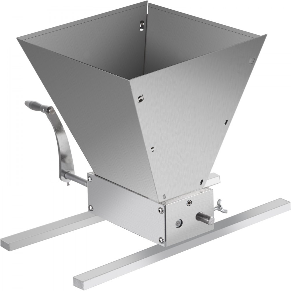 Grain Mill Home Brew Mill Barley Grinder Crushing 2 Rollers Home Brew Mill