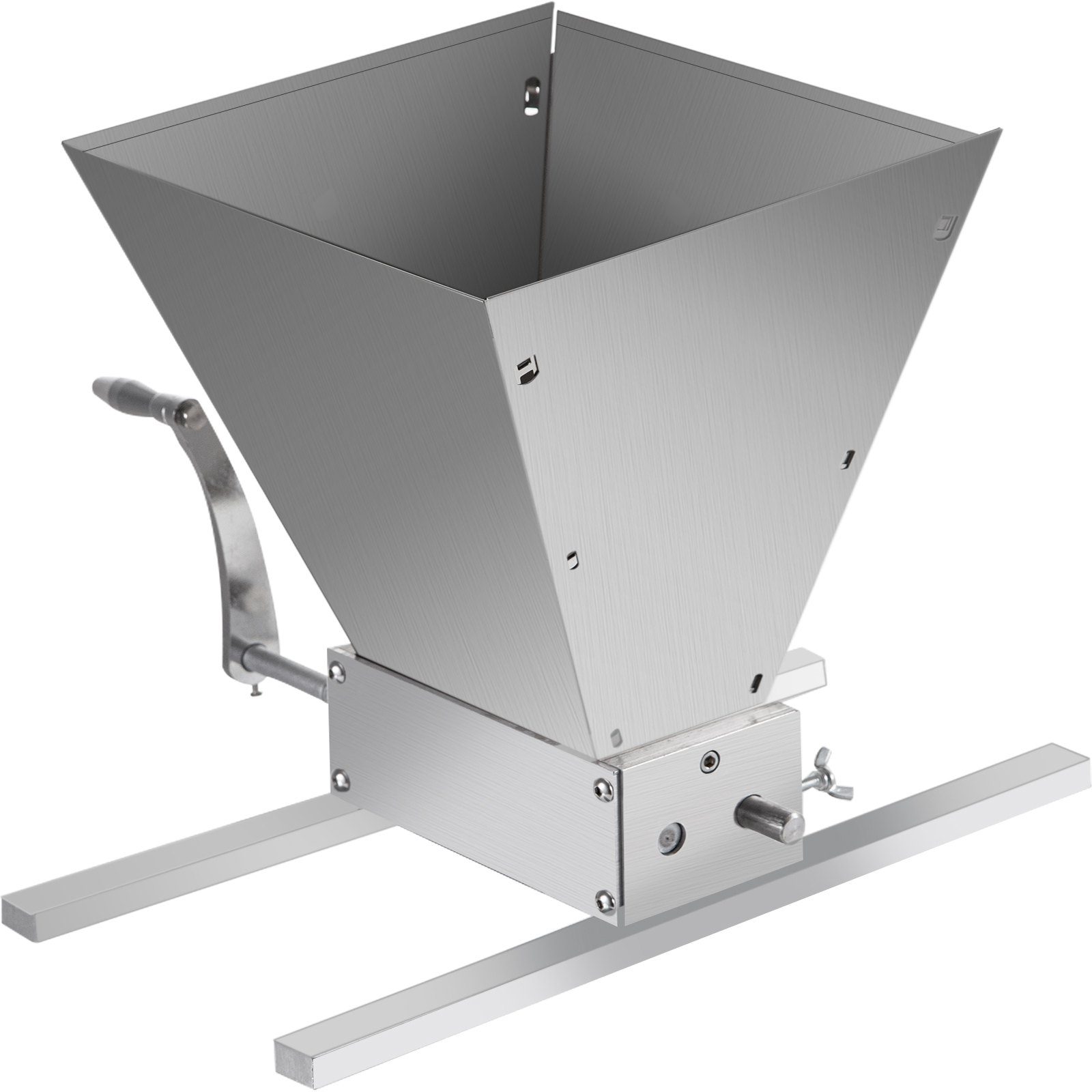 Grain Mill Home Brew Mill Barley Grinder Crushing 2 Rollers Home Brew Mill