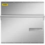 VEVOR Range Backsplash with Shelf 30 x 30.7 Inch Range Hood Wall Shield, Stainless Steel Backsplash Silver Splash Plate for Range Hood Stainless Backsplash with Built-in Storage Shelf and Hanging Rack