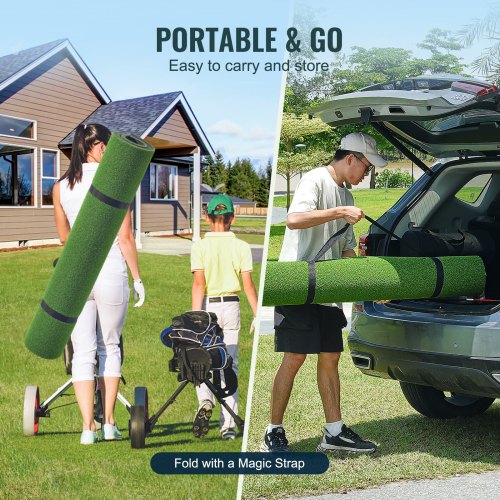 Tapis de golf, 5x3ft/5x4ft Tapis de frappe de golf 20/25/27 Tapis de golf, 5x3ft/5x4ft Tapis de frappe de golf 20/25/27