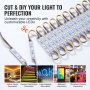 VEVOR 200PCS LED Storefront Lights, 103 ft, LED Module Lights, 5050 SMD 3-LED RGB Color Changing Window Lights with Remote Control for Business Store Window Advertising Letter Signs, IP68 Waterproof