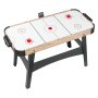 VEVOR 54" Air Hockey Table with Electronic Scorer & High-powered Blower, for Family Game Room, Basements and Home Air Powered Hockey Arcade Game Table Set with Pushers & Pucks, Stable Leg