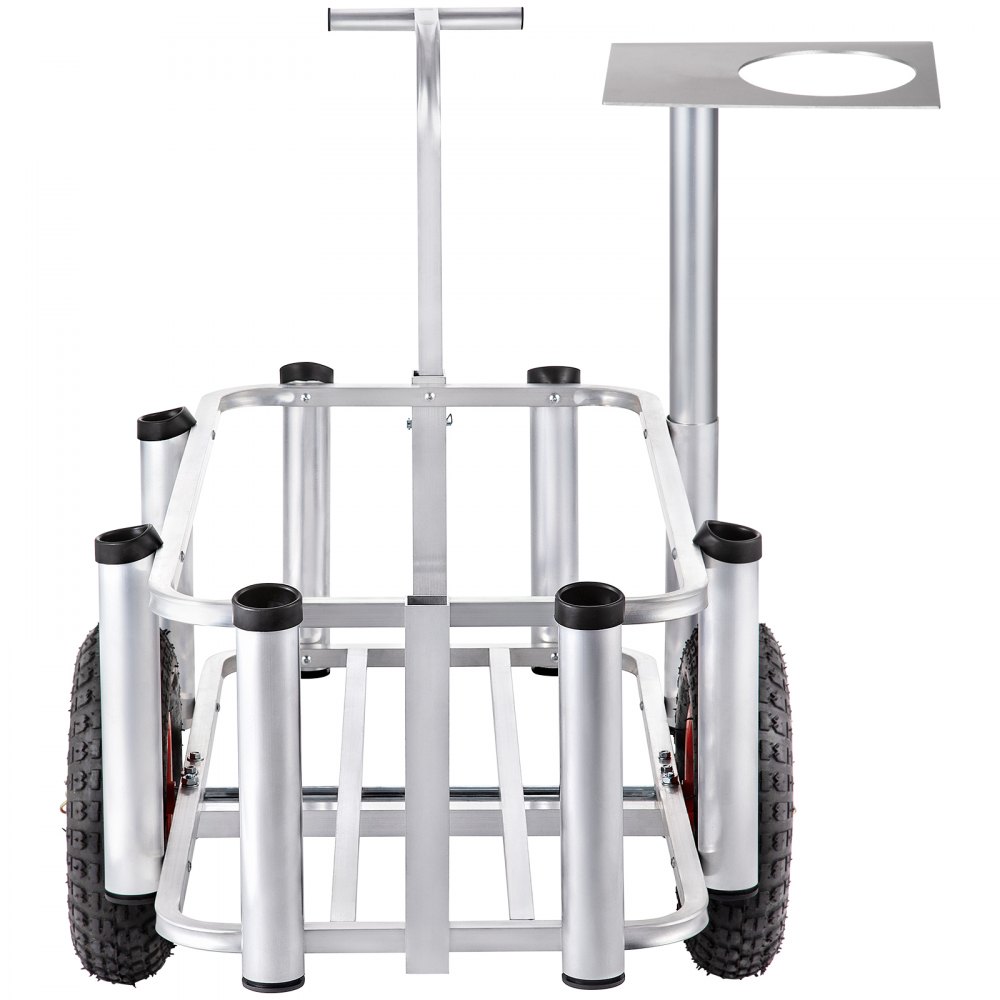 VEVOR Beach Fishing Cart Fish & Marine Carts w/
Balloon Tires for Sand 265lbs