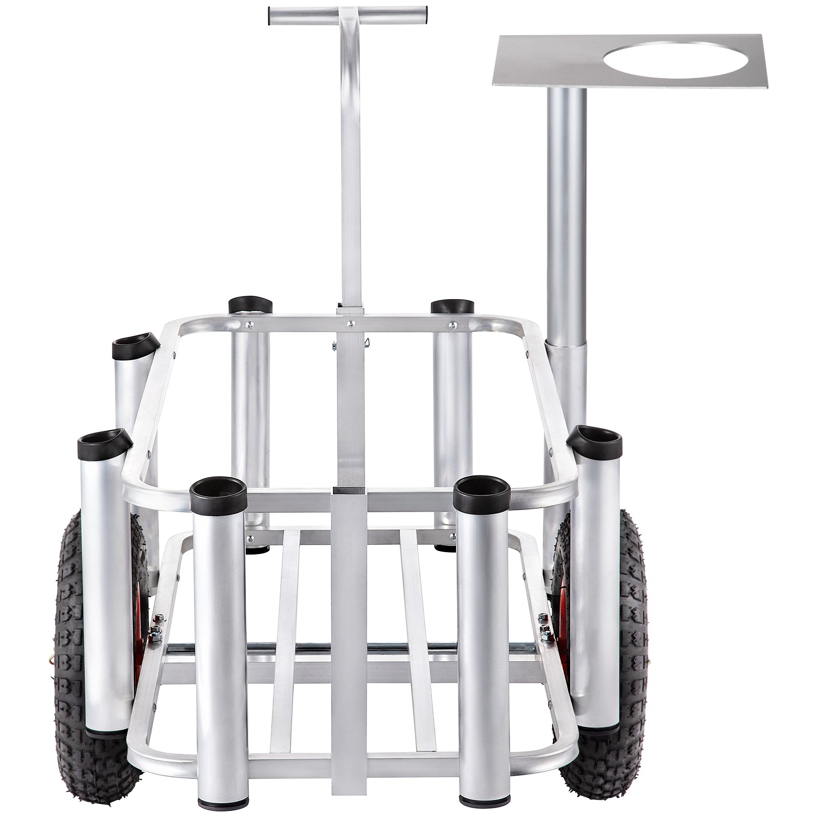 VEVOR Beach Fishing Cart Fish & Marine Carts w/
Balloon Tires for Sand 265lbs