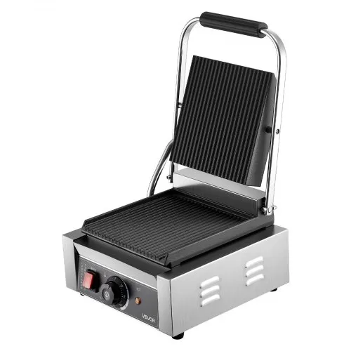 Grill Panini Professionale VEVOR 3600W - Doppia Griglia Acciaio Inox, Controllo Temperatura 50-300°C, Per Hamburger E Carne - Foto 11