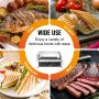 VEVOR Comercial Panini Press Grill Mașină electrică pentru sandvișuri Plită 14"x9