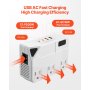 Voltage Converter Step Down 220V to 110V Travel Adapter with 2 USB C Ports