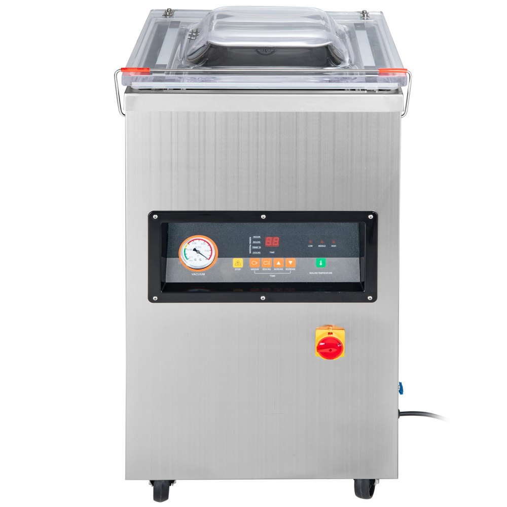 VEVOR Chamber Vacuum Sealer, 900W Sealing Power, Vacuum Packing Machine for Wet Foods, Meats, Marinades and More, Compact Size with 15.7 in Sealing Length, Applied in Home Kitchen and Commercial Use
