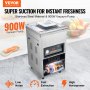 VEVOR Chamber Vacuum Sealer, 600W Sealing Power, Vacuum Packing Machine for Wet Foods, Meats, Marinades and More, Compact Size with 15.7" Sealing Length, Applied in Home Kitchen and Commercial Use