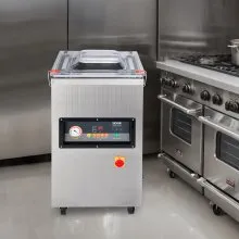 VEVOR Chamber Vacuum Sealer, 600W Sealing Power, Vacuum Packing Machine for Wet Foods, Meats, Marinades and More, Compact Size with 15.7" Sealing Length, Applied in Home Kitchen and Commercial Use
