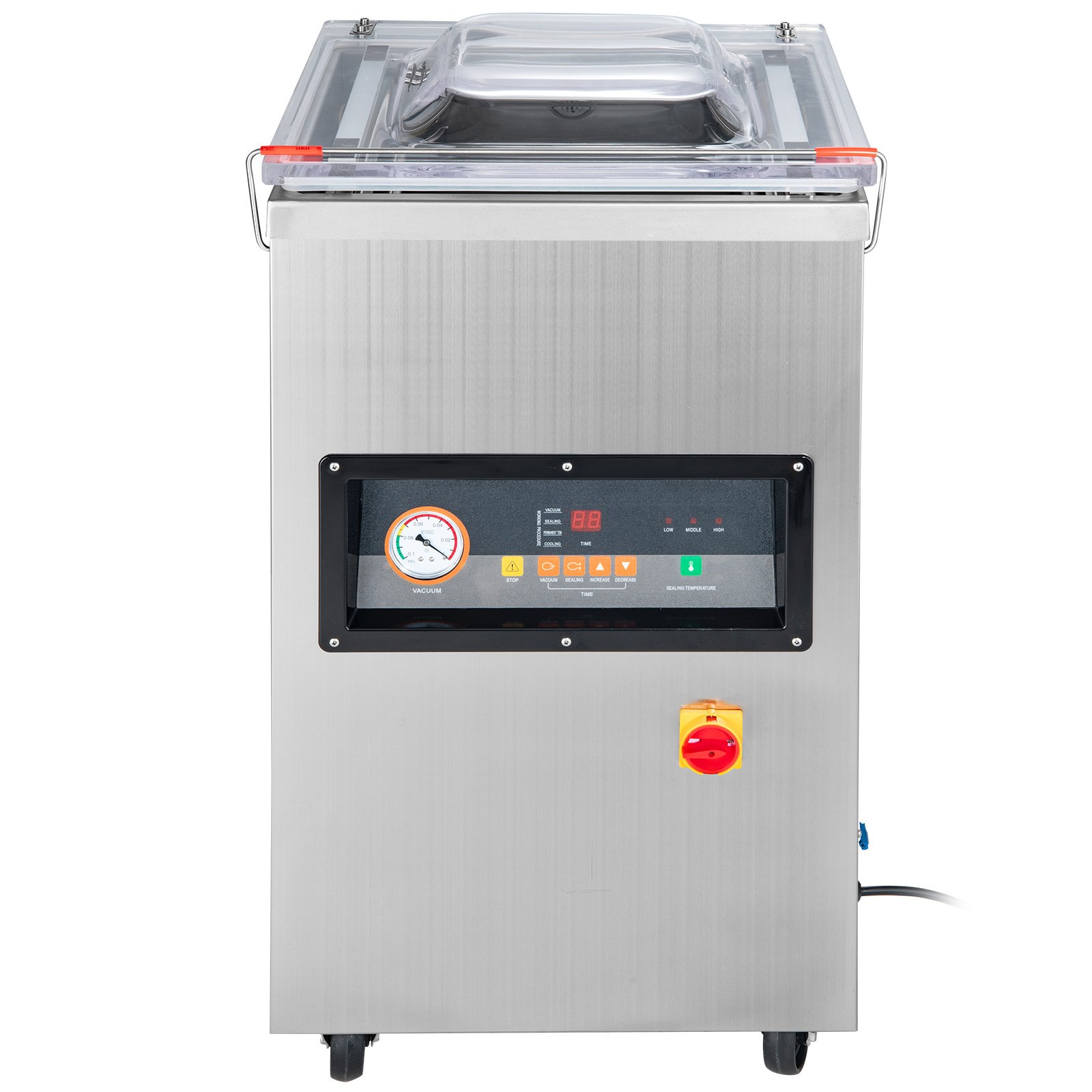 VEVOR Chamber Vacuum Sealer, 900W Sealing Power, Vacuum Packing Machine for Wet Foods, Meats, Marinades and More, Compact Size with 15.7 in Sealing Length, Applied in Home Kitchen and Commercial Use