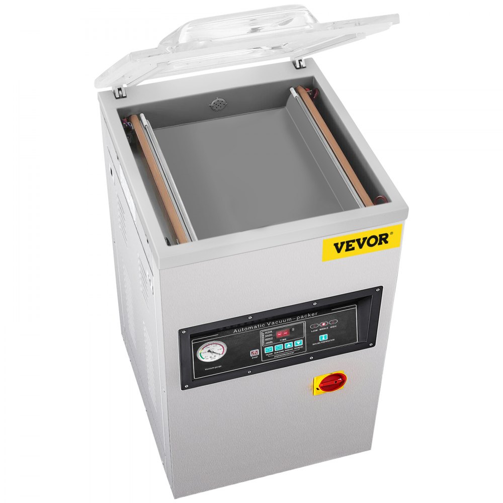 VEVOR Chamber Vacuum Sealer, 600W Sealing Power, Vacuum Packing Machine for Wet Foods, Meats, Marinades and More, Compact Size with 400 mm Sealing Length, Applied in Home Kitchen and Commercial Use