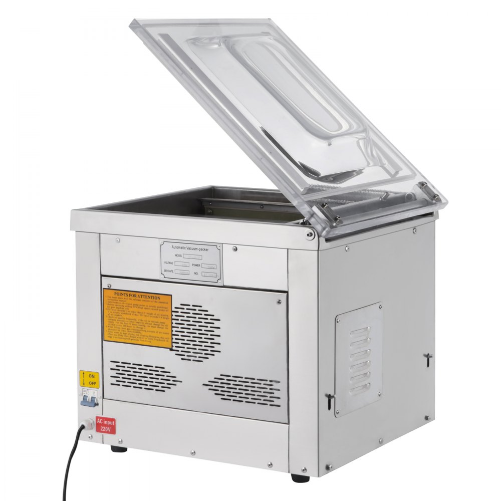 VEVOR Chamber Vacuum Sealer, 600W Sealing Power, Vacuum Packing Machine for Wet Foods, Meats, Marinades and More, Compact Size with 400 mm Sealing Length, Applied in Home Kitchen and Commercial Use