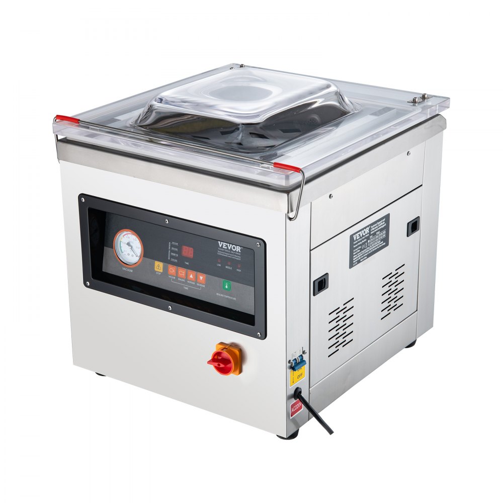 VEVOR Chamber Vacuum Sealer, 1000W Sealing Power, Vacuum Packing Machine for Wet Foods, Meats, Marinades and More, Compact Size with 400 mm Sealing Length, Applied in Home Kitchen and Commercial Use