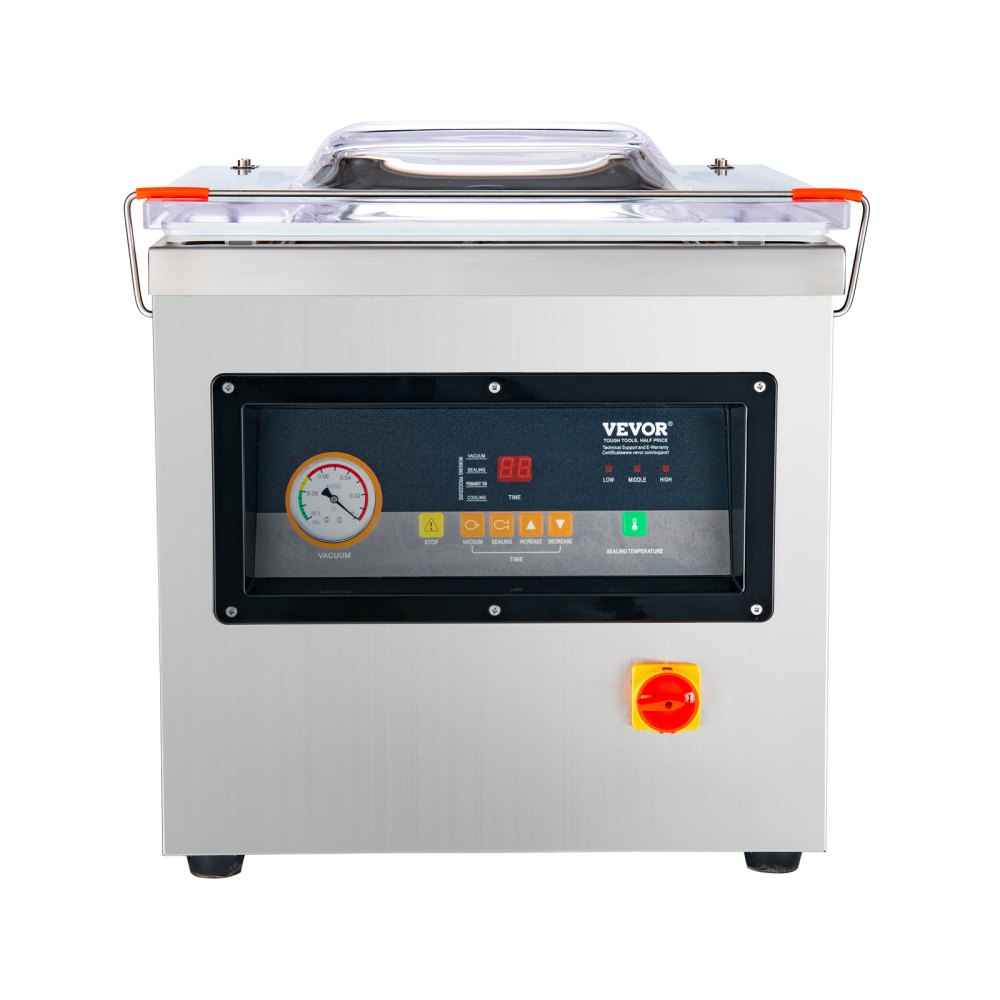 VEVOR Chamber Vacuum Sealer, 1000W Sealing Power, Vacuum Packing Machine for Wet Foods, Meats, Marinades and More, Compact Size with 400 mm Sealing Length, Applied in Home Kitchen and Commercial Use