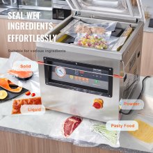 Vevor DZ-400/2F Automatic Vacuum Sealer Food Vacuum Sealing Packing Machine 220V