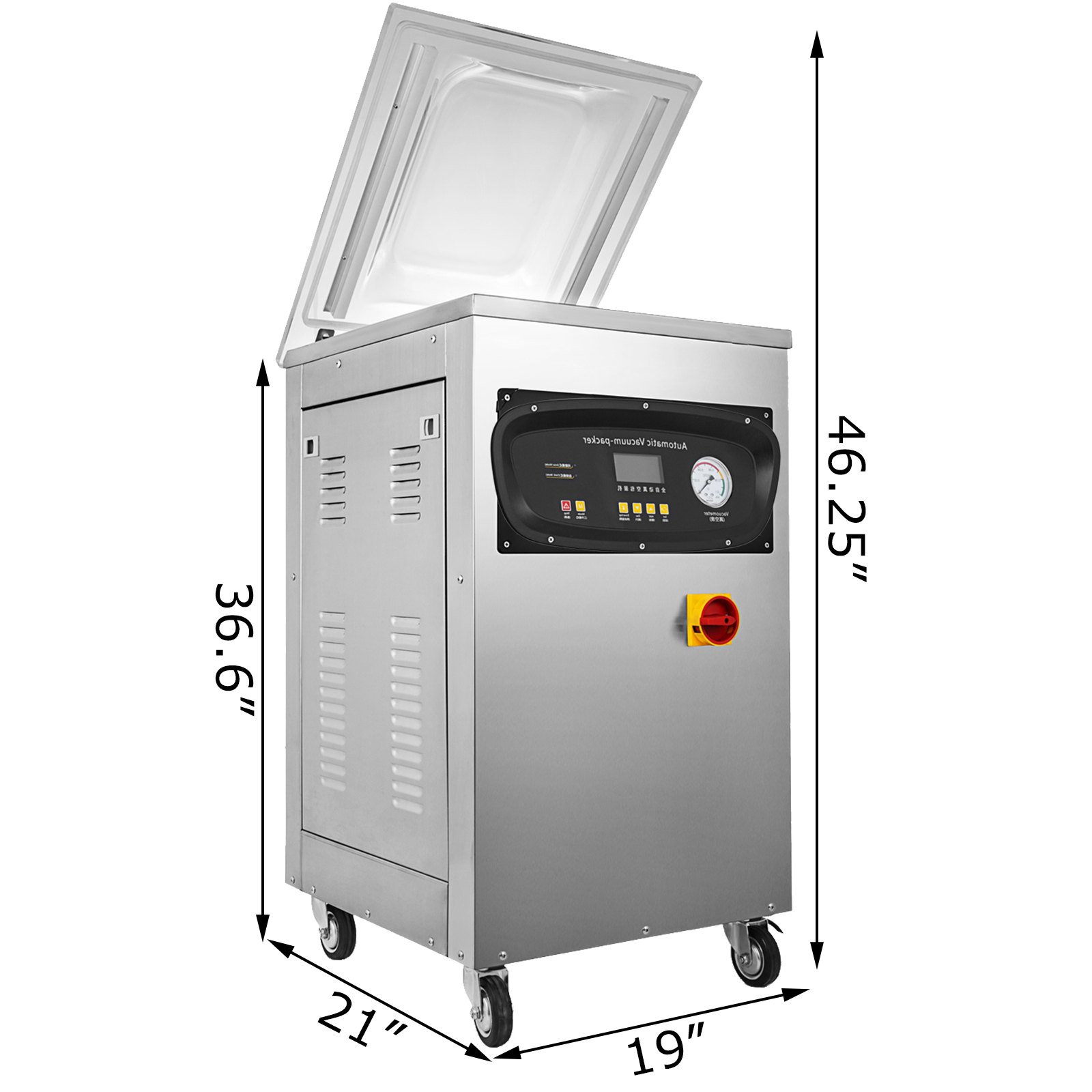 DZ-400S Automatic Vacuum Packing Sealing Sealer Machine Stainless Chamber Strong