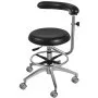 VEVOR Medical Dental Stool Dentist Chair with 360 Degree Rotation Armrest PU Leather Assistant Stool Chair Height Adjustable Doctor Chair