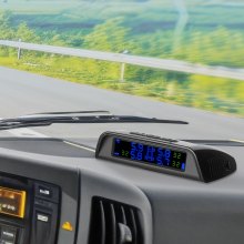 Sistema de monitoreo de presión de neumáticos para vehículos recreativos VEVOR TPMS para remolques con energía solar en tiempo real con 6 sensores