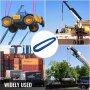 19.7ft 17600lbs Endless Round Lifting Sling Blue Polyester Steel