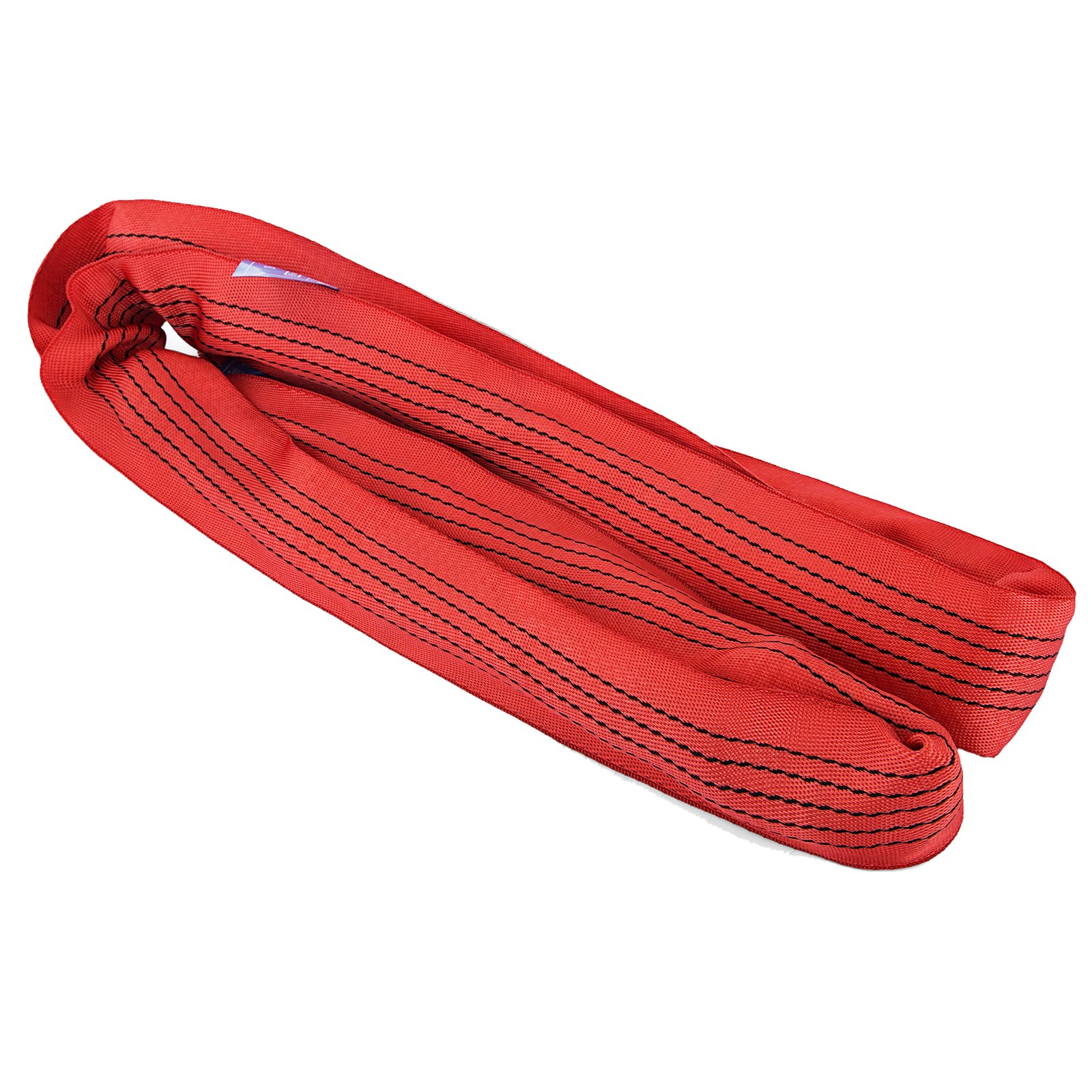 12' Endless Round Lifting Sling For Choke-lifting Cylindrical Objects 11000lbs