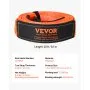 VEVOR Heavy Duty Tow Strap Recovery Kit 76.2 mm x 6.1 m (MBS-16329 kg) Tree Saver Winch Strap, Triple Reinforced Loop & Protective Sleeves & Storage Bag, 19 mm D-Ring Shackles, for Truck Jeep SUV ATV
