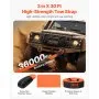VEVOR Car Tow Cable Towing Strap Rope 36000 lbs 30ft 3-inch Emergency Heavy Duty
