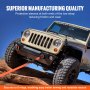 VEVOR Heavy Duty Tow Strap Recovery Kit 3" x 20 ft (MBS-36.000 lbs) Ιμάντας βαρούλκου Tree Saver, Τριπλός ενισχυμένος βρόχος & προστατευτικά μανίκια & τσάντα αποθήκευσης, δεσμίδες D-Ring 3/4", για Truck Jeep SUV ATV