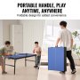 VEVOR Mid-Size Ping Pong Table Foldable Table Tennis Game Table Indoor with Net