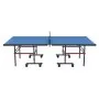 VEVOR Bordtennisbord, Professionelt Bordtennisspil, Indendørs Bærbart Bordtennisbord i MDF, Sammenklappeligt Bordtennisbord med Hurtigklemmenet og Låsbare Hjul, 10 Minutters Nem Montering, 18 mm Bordplade