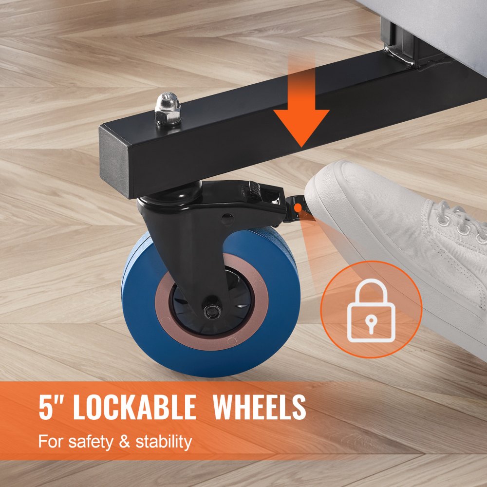 VEVOR Ping Pong Table, Professional Table Tennis Game, Indoor MDF Portable Table Tennis Table, Foldable Ping Pong Table with Quick Clamp Net and Lockable Wheel, 10 Minute Easy Assembly, 25mm Tabletops