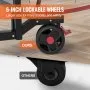 VEVOR Ping Pong Table Foldable Table Tennis Game Table Indoor Outdoor with Net