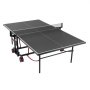 VEVOR Ping Pong Table, Professional Table Tennis Game, Indoor/Outdoor All Weather Aluminum Table Tennis Table, Portable Foldable Table with Quick Clamp Net & Large Lockable Wheels, 10 Minute Assembly
